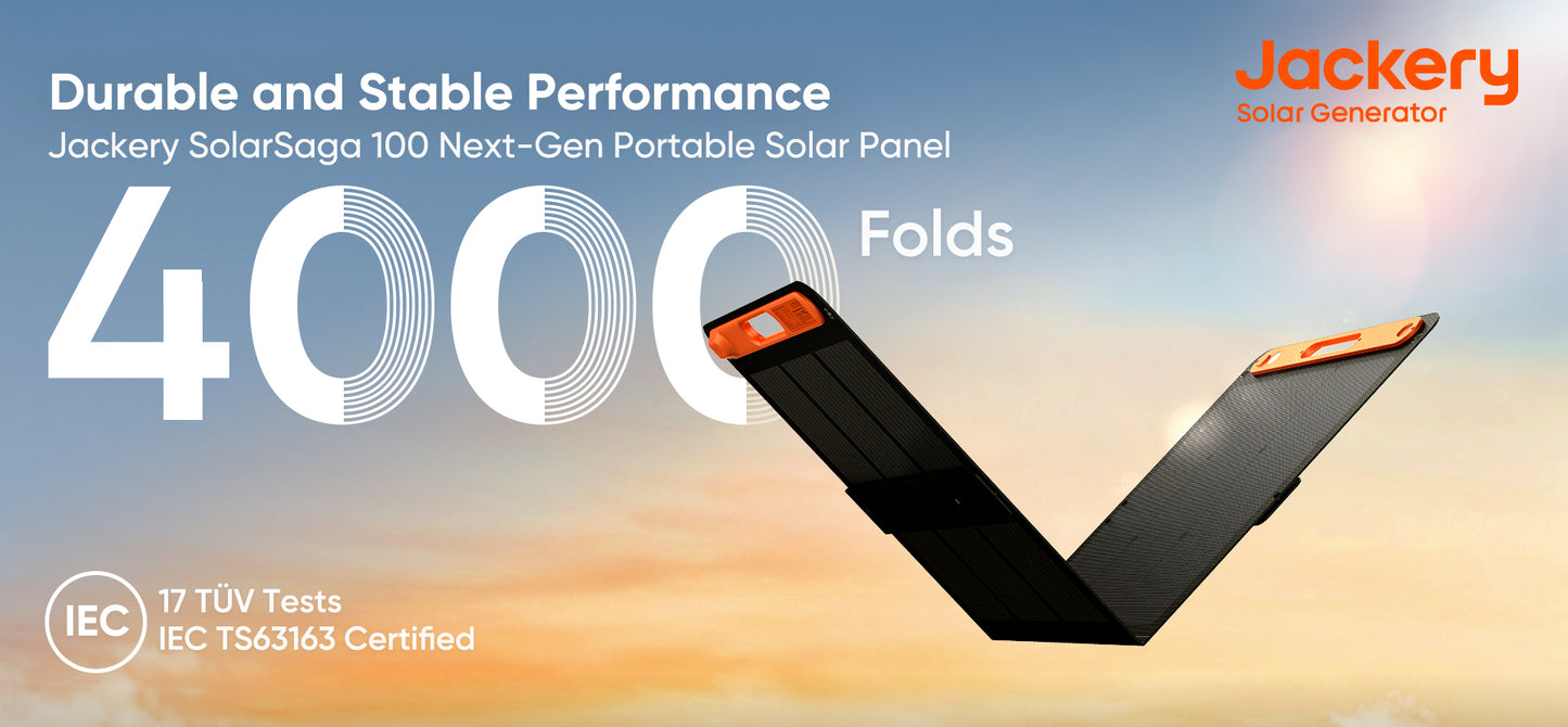 Jackery 100W SolarSaga solarpanel