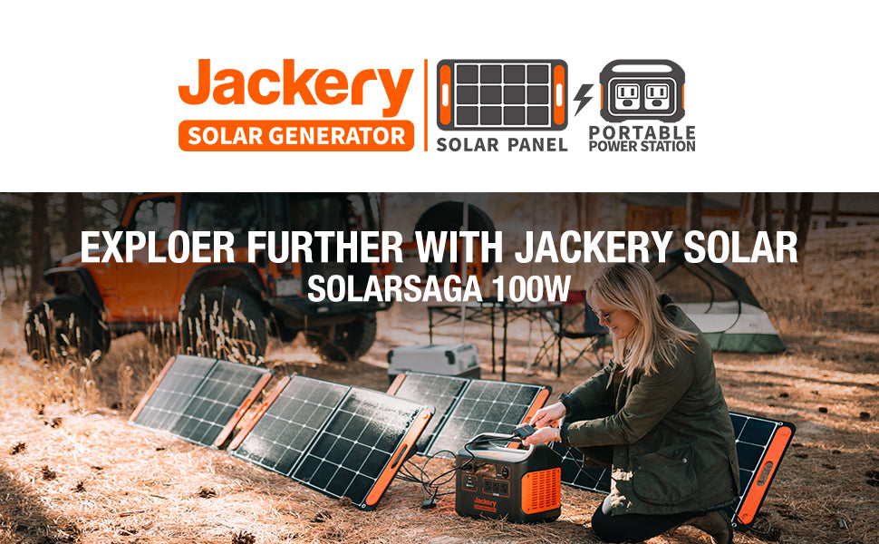 Jackery 100W SolarSaga solarpanel