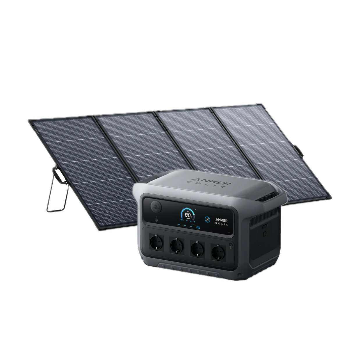 Anker SOLIX C2000 Gen2 + PS400 | Power Station Set – slimme