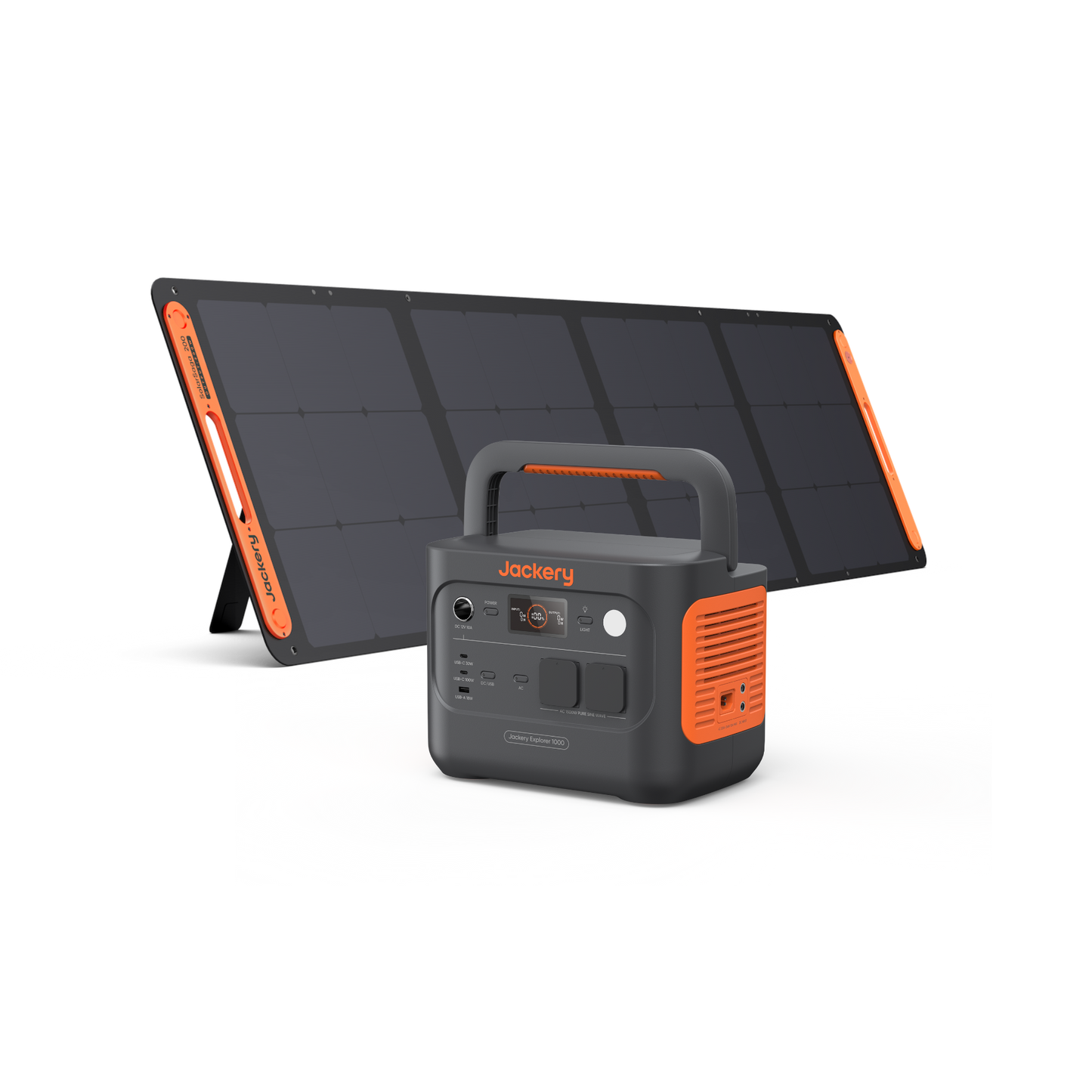 Jackery Explorer 1000 V2 & 200W SolarSaga solarpanel
